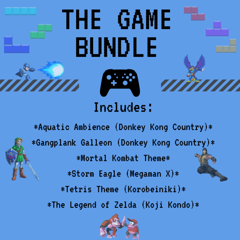 *THE GAME BUNDLE* All Game Soundtracks From The Store – Classical Guitar Arrangements by Luciano Renan