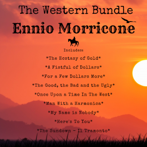 *THE WESTERN BUNDLE* All Ennio Morricone Themes From The Store – Classical Guitar Arrangements by Luciano Renan